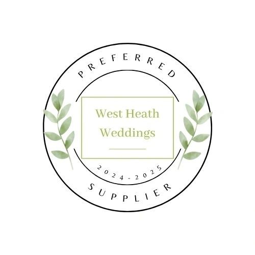 West Heath Weddings Recommended Supplier badge